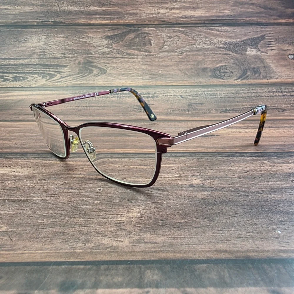 Banana Republic BAILEE ORU6 135 Eyeglasses Women's Burgundy Tortoise FRAMES ONLY